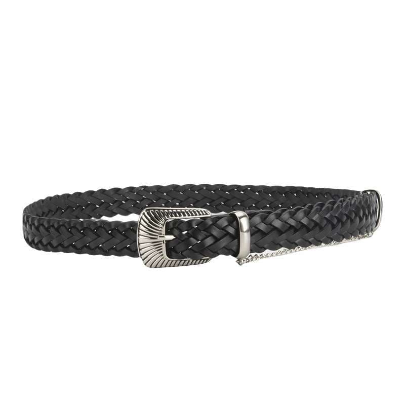 ベルト レディース メッシュベルト シンプルメッシュベルト リーフバックル