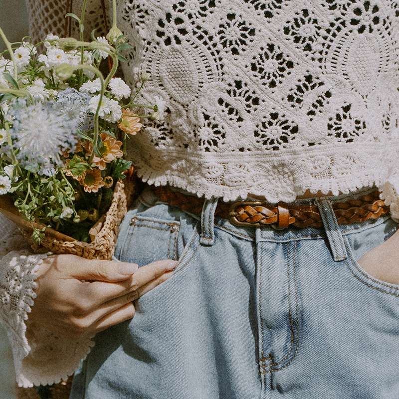 ベルト レディース メッシュベルト レディース編み込みベルト