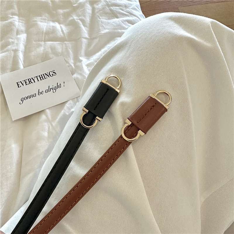 ベルト レディース レザーベルト シンプル上品レザーベルト