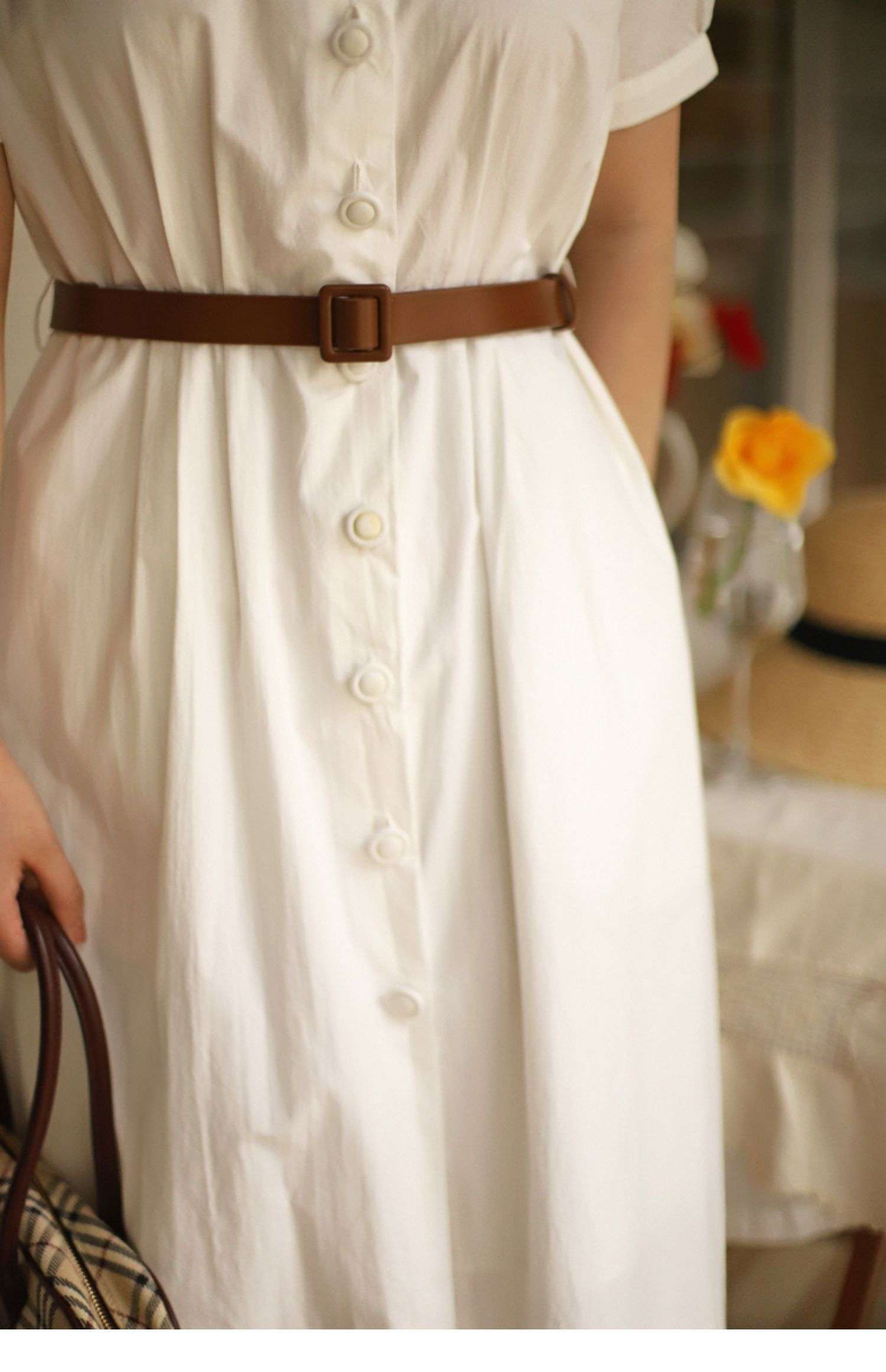 ベルト レディース レザーベルト シンプル細身バックルベルト