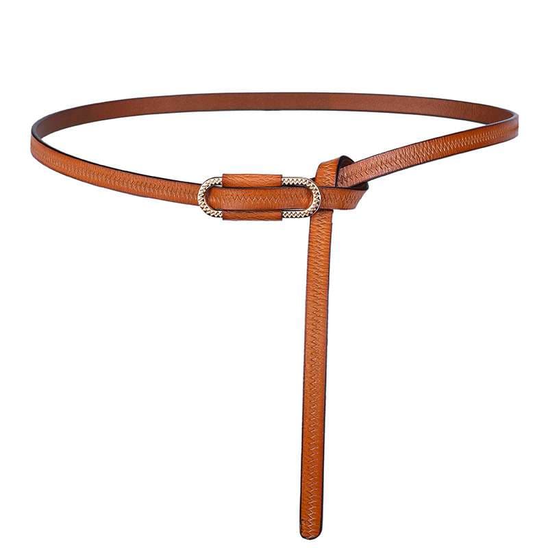 ベルト レディース レザーベルト スタイリッシュ細身革ベルト