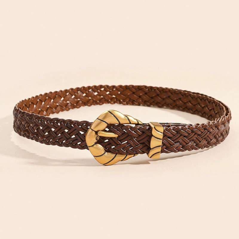 ベルト レディース メッシュベルト 上品バックル